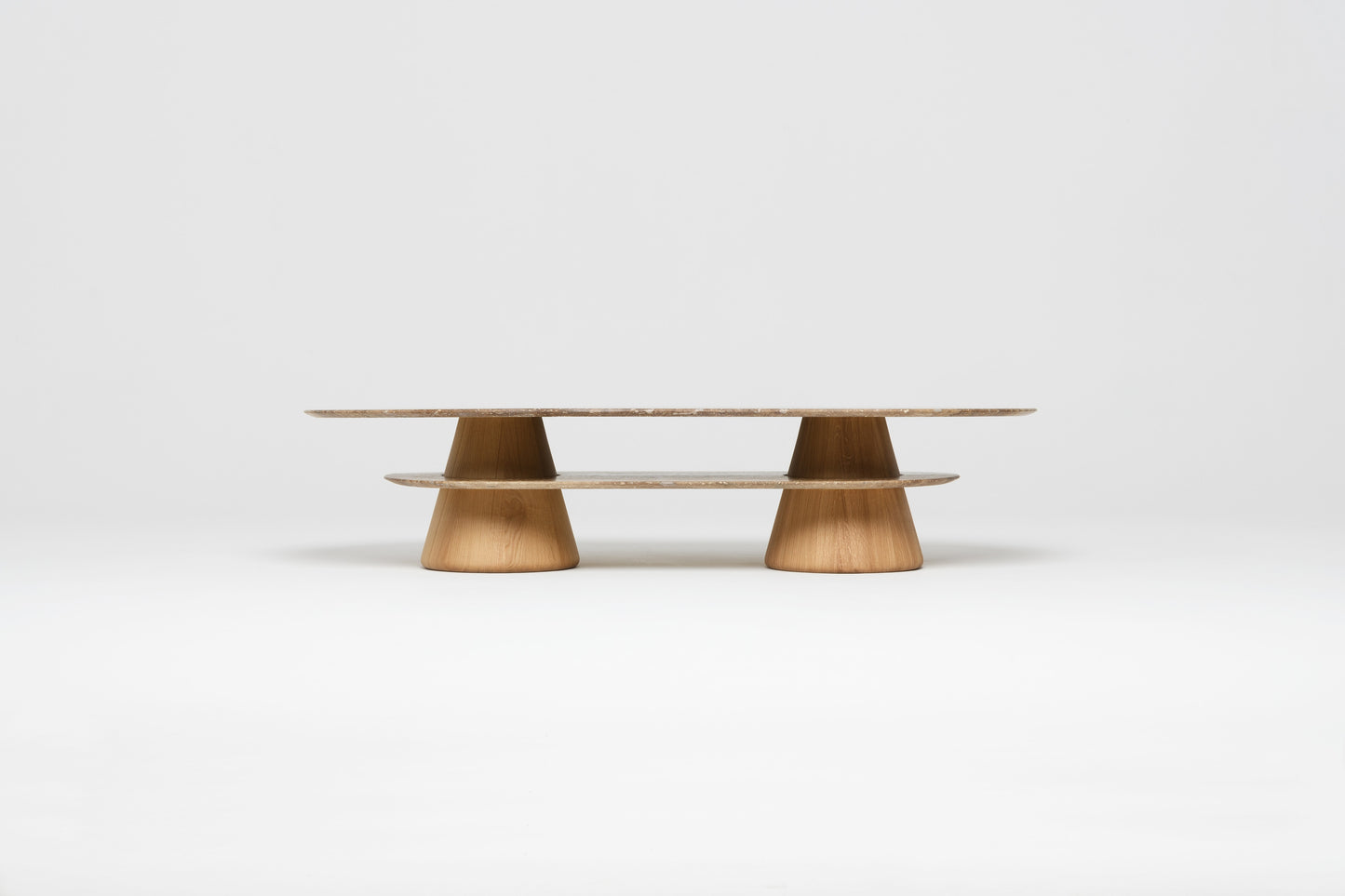 Table Basse Pietra Ovale - Travertin