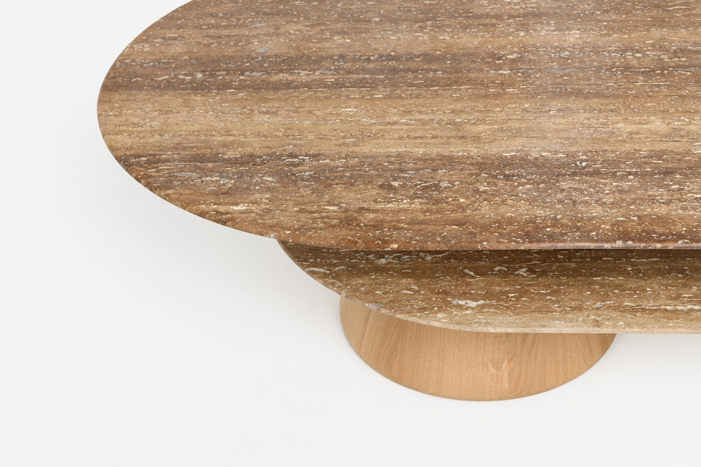 Table Basse Pietra Ovale - Travertin