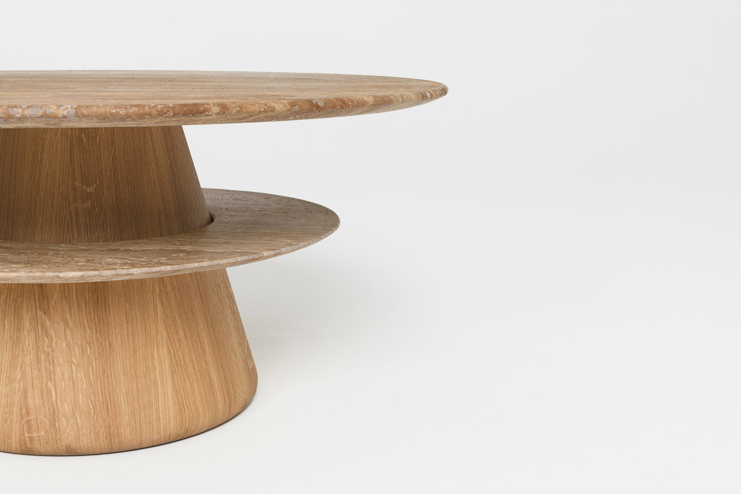 Table Basse Pietra Ronde - Travertin