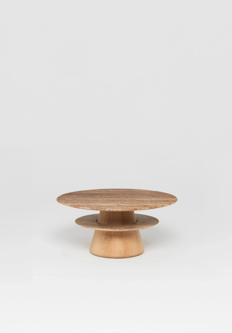 Table Basse Pietra Ronde - Travertin
